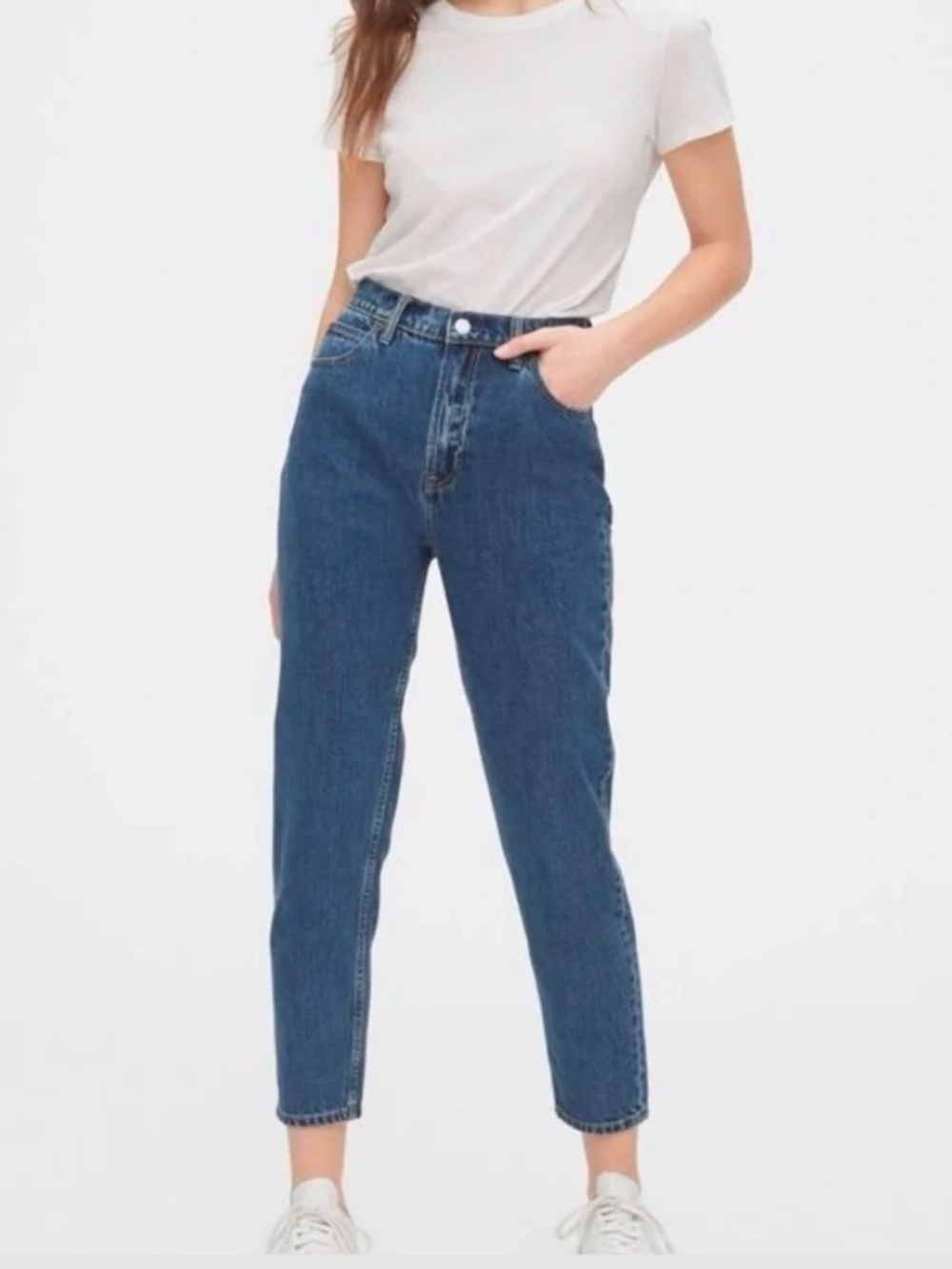 GAP mom high rise jeans size 26 petite